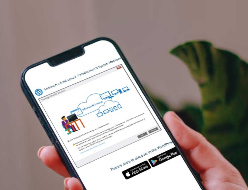 business data with enrolled devices
